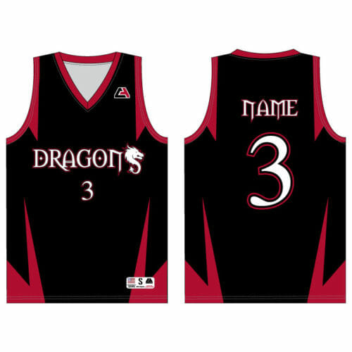 CA Gear - Full-Dye "Dragons" Basketball Jersey - Image 2