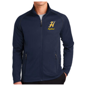 Highland Softball - Embroidered Navy Eddie Bauer ® Smooth Fleece Full-Zip (EB246)