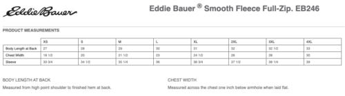 Highland Softball - Embroidered Navy Eddie Bauer ® Smooth Fleece Full-Zip (EB246) - Image 2
