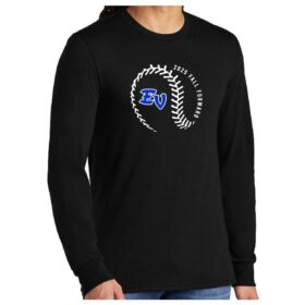 Eastview HS Lacrose - Black Printed District ® Perfect Tri ® Long Sleeve Tee (DM132)