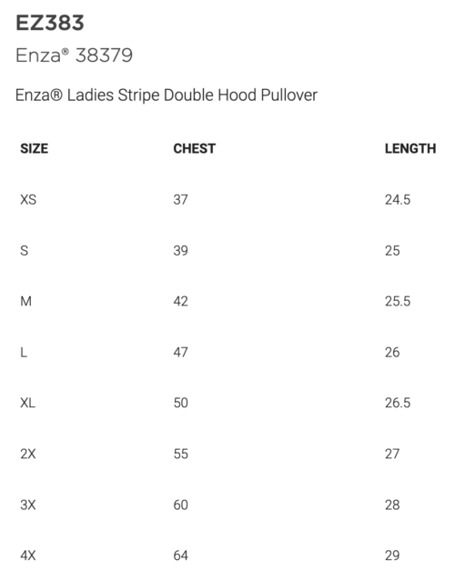 Minnesota Dynasty - Black Ladies Printed Double Hood Pullover (EZ383) - Image 2