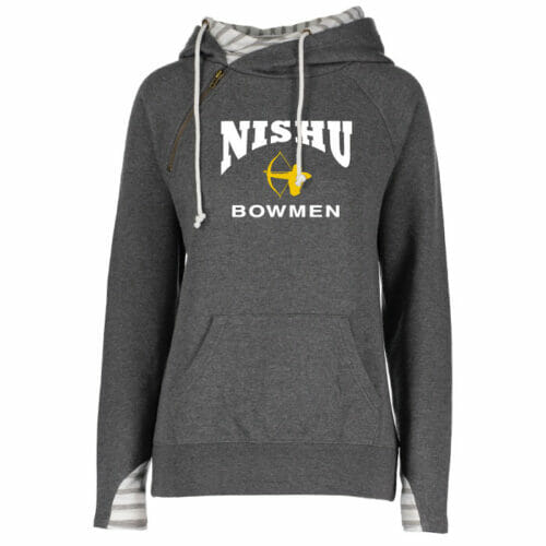 NISHU Bowmen - Ladies Double Hood Pullover (EZ383)