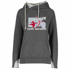 North Central Elite Archery - Ladies Double Hood Pullover (EZ383)