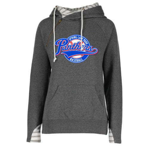 SLP Baseball - Ladies Double Hood Pullover (EZ383)