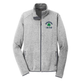 Rosemount Middle School - Embroidered Grey Heather Sweater Fleece Jacket (F232)