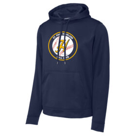 Highland Baseball - Navy Printed Performance Hoodie (F244)