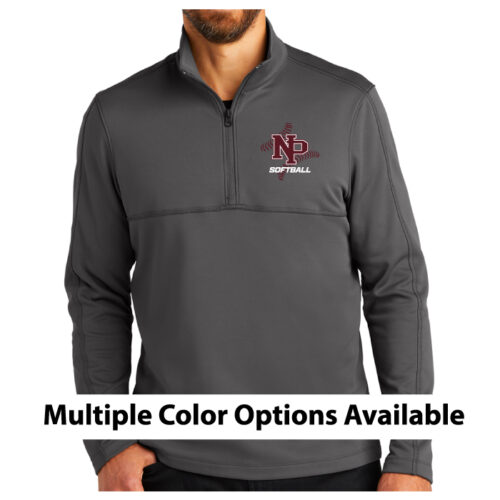 New Prague Softball - Embroidered Port Authority® Smooth Fleece 1/4-Zip (F804)