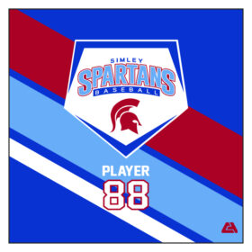 Simley Baseball - Full-Dye Blanket