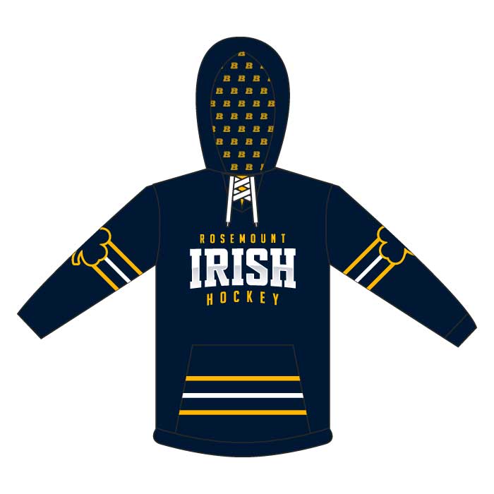 Custom Hockey Hoodies with Laces