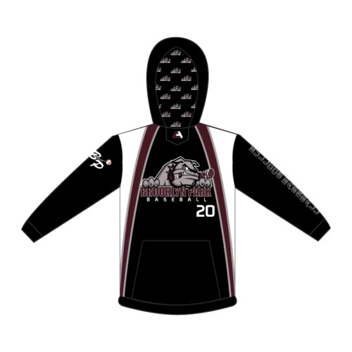 Brooklyn Park Baseball Full Dye Hoodie - Image 4