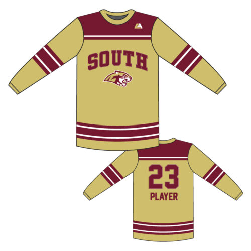 Lakeville South Hockey - Full-Dye Crewneck Long Sleeve Jersey