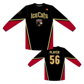 Lakeville IceCats Hockey - Full-Dye Crewneck Long Sleeve Jersey