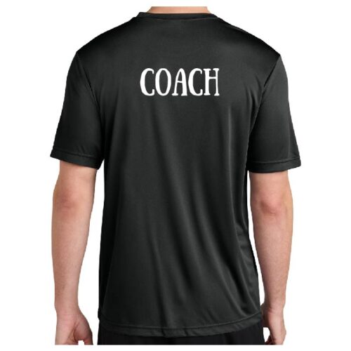 Farmington Fastpitch Coaches - Black Printed Performance Tee (ST350) - Image 3