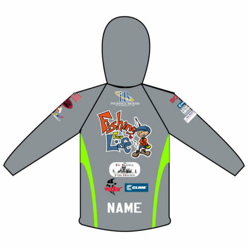 Fishing for Life - Full-Dye Hoodie (Ice Fishing) - Image 2