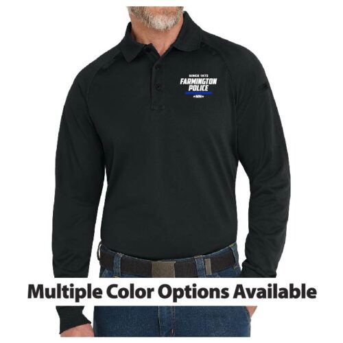 Farmington Police - Embrodiered Long Sleeve Snag-Proof Tactical Polo (CS410LS)