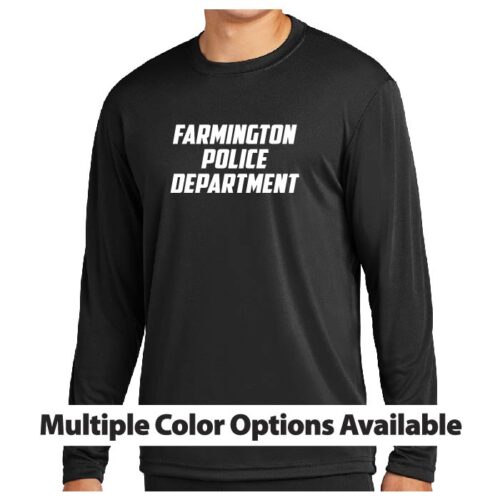 Farmington Police - Longsleeve Printed Performance Tee (ST350LS)