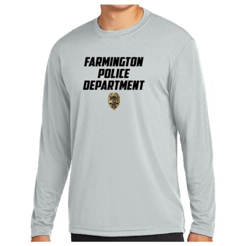 Farmington Police - Longsleeve Printed Performance Tee (ST350LS) - Image 2