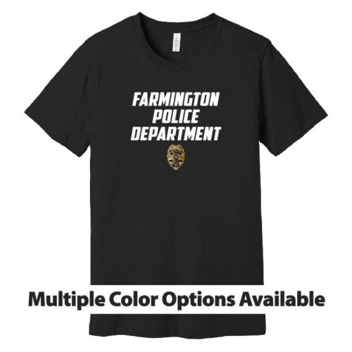 Farmington Police - Short Sleeve Printed Tee (BC3001)