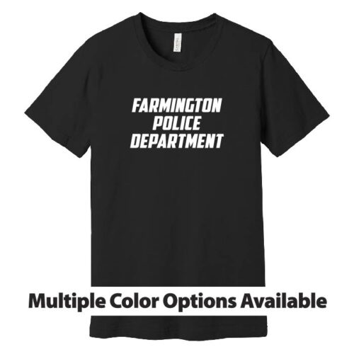 Farmington Police - Short Sleeve Printed Tee (BC3001)