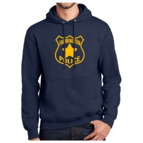 Farmington Police - Navy Printed Pullover Hoodie (PC90H)