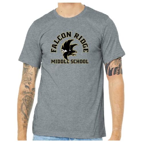 Falcon Ridge Middle School - Printed Short Sleeve Tee (BC3001) - Image 2