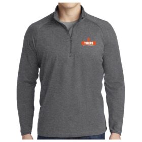 Farmington Youth Basketball - Charcoal Heather Embroidered 1/4 Zip Pullover (ST850)