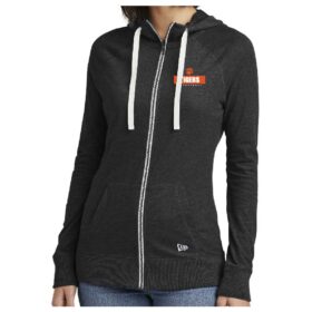 Farmington Youth Basketball - Black Heather Embroidered Zip-Up Hoodie (NEA122)