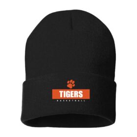 Farmington Youth Basketball - Black Embroidered Cuffed Beanie (SP12)
