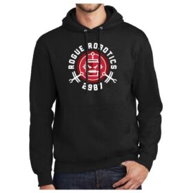Farmington Robotics - Printed Black Pullover Hoodie (PC90H)