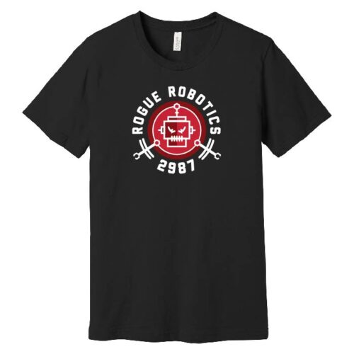 Farmington Robotics - Black Short Sleeve Printed Tee (BC3001)