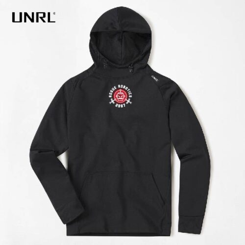 Farmington Robotics - Black Embroidered UNRL Crossover Hoodie II