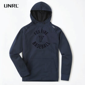 Foxfire - Navy 3D Embroidered UNRL Crossover Hoodie II