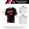 Burnsville Baseball Coaches - Full-Dye White Full-Button Player Jersey - Image 2