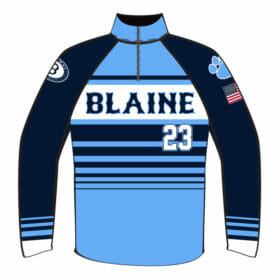 Blaine Baseball - Full-Dye 1/4 Zip Jacket