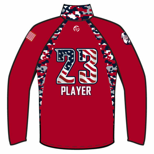 Rebels - Full-Dye 1/4 Zip Jacket - Image 2