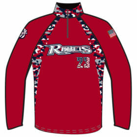 Rebels - Full-Dye 1/4 Zip Jacket