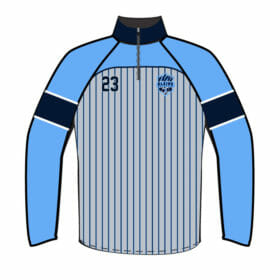 Blaine Baseball - Full-Dye 1/4 Zip Jacket (Classic Design)