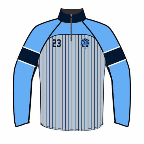 Blaine Baseball - Full-Dye 1/4 Zip Jacket (Classic Design)