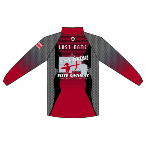 North Central Elite Archery - Full-Dye Full Zip Jacket - Image 2