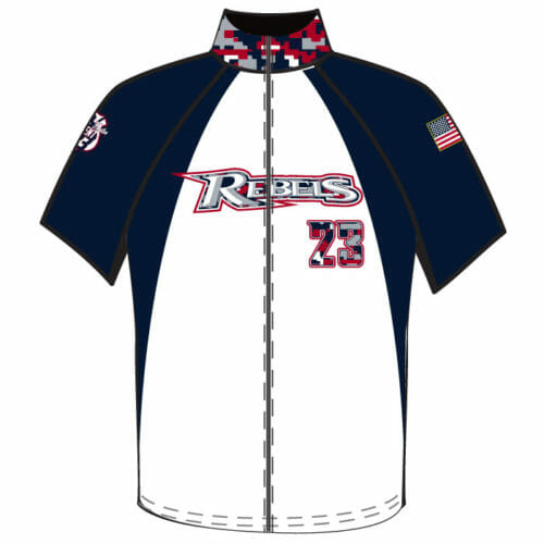 Rebels - Full-Dye Full Zip BP Jacket (Short Sleeve) - Image 3