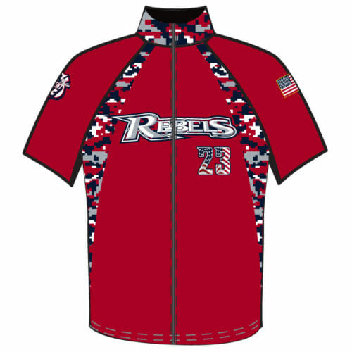 Rebels - Full-Dye Full Zip BP Jacket (Short Sleeve)