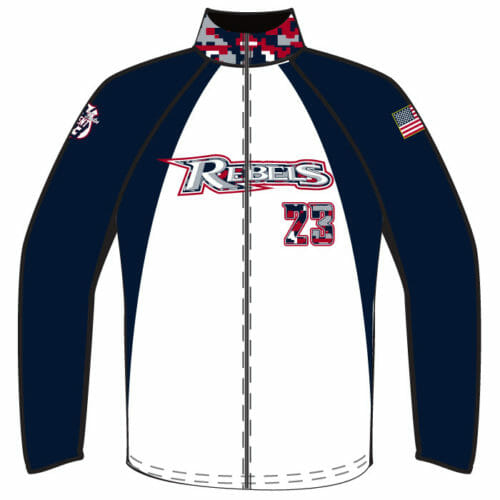 Rebels - Full-Dye Full Zip BP Jacket - Image 3
