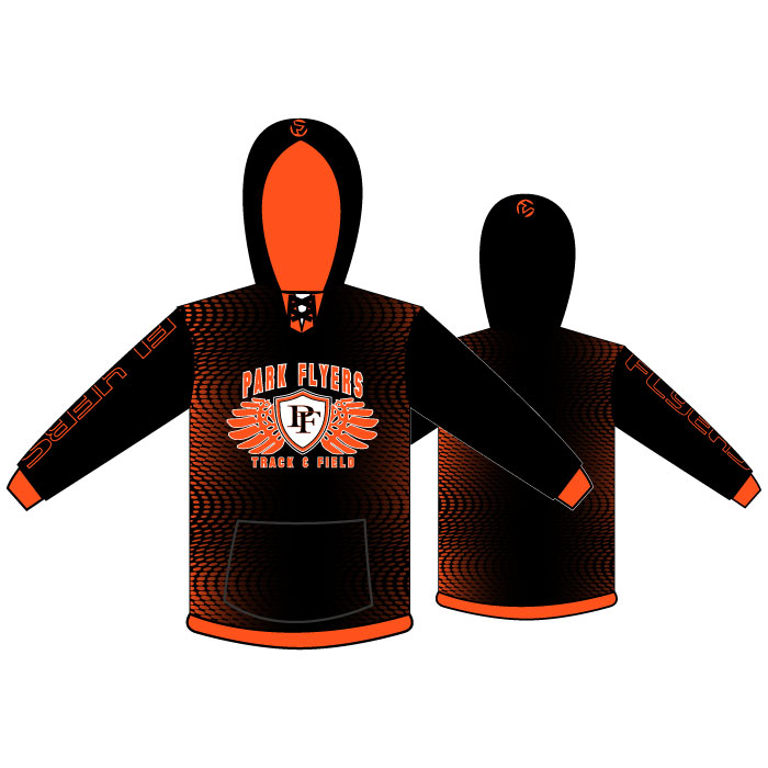park flyers track full dye hockey lace hoodie custom apparel inc flyers hockey hoodie