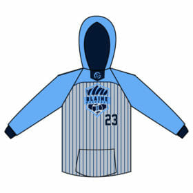 Blaine Baseball - Full-Dye Hoodie (Classic Design)