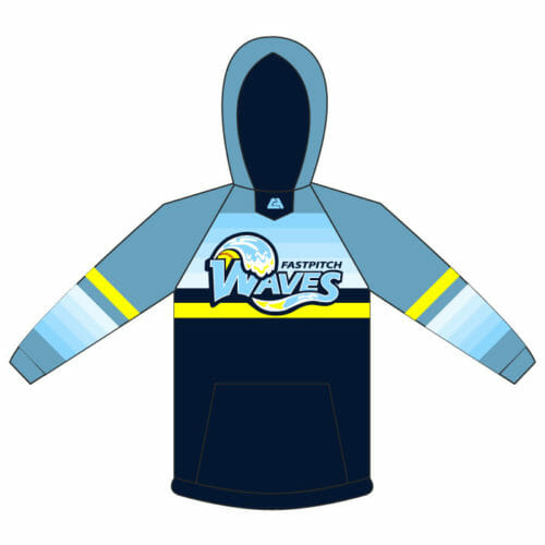 Waves Fastpitch - Full-Dye Hoodie