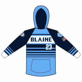 Blaine Baseball - Full-Dye Hoodie