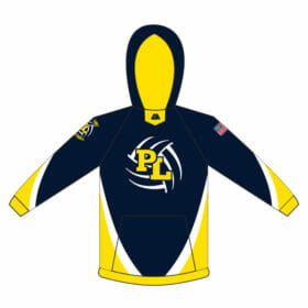 Prior Lake Volleyball - Full-Dye Hoodie