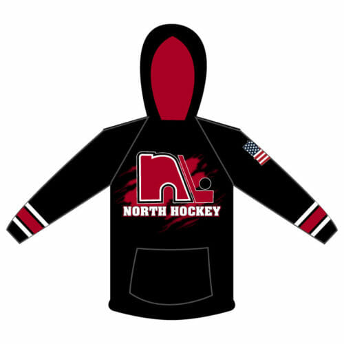 Lakeville North Hockey - Black Full-Dye Hoodie
