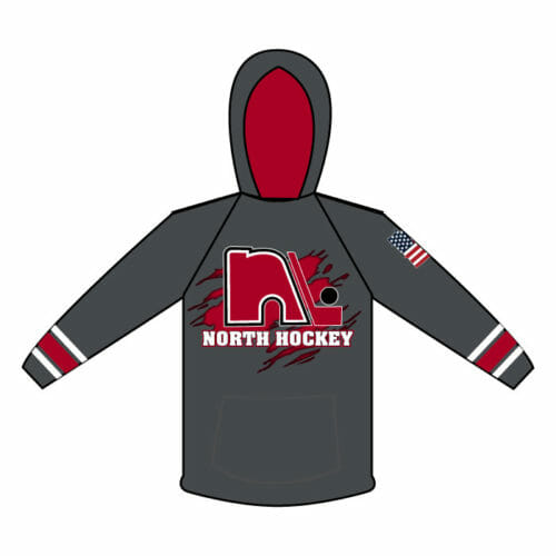 Lakeville North Hockey - Grey Full-Dye Hoodie