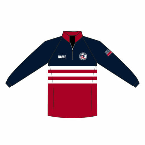 US Ice Cross Association - Full-Dye 1/4 Zip Jacket